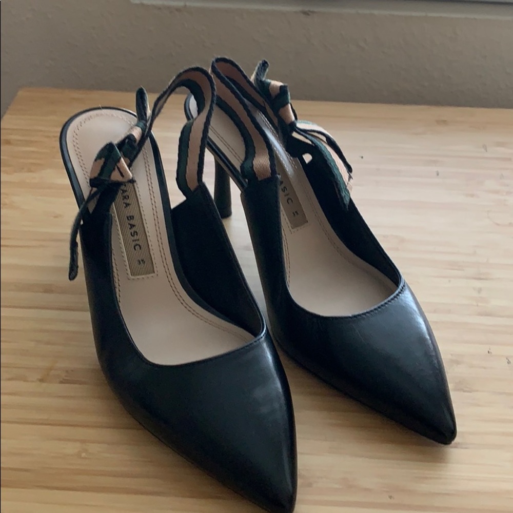 Zara Basic sling heels